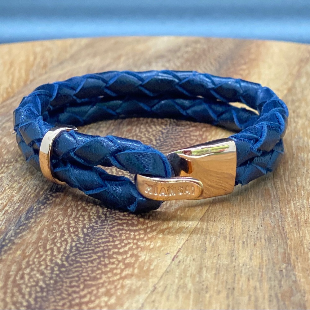 Miansai Women’s Leather & Rose Gold Bracelet